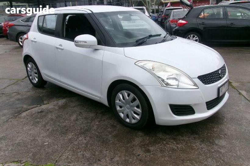 White 2013 Suzuki Swift Hatch GL