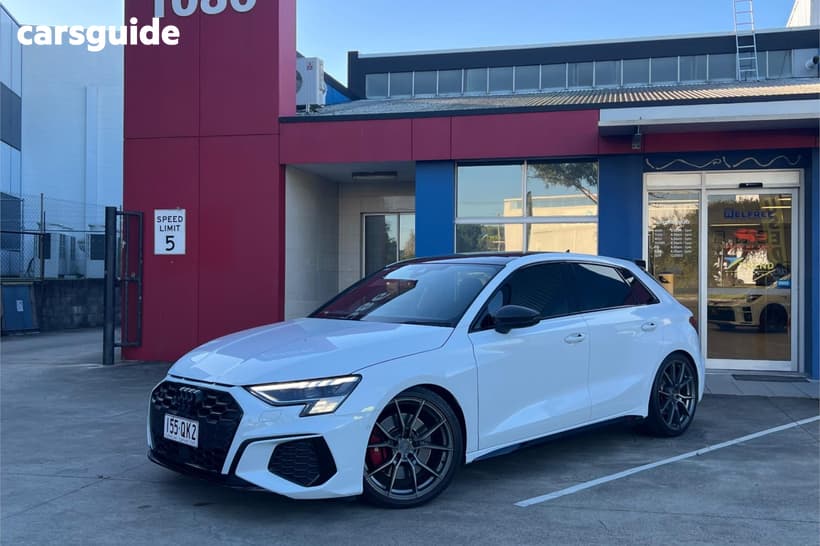 White 2023 Audi S3 Sportback 2.0 Tfsi Quattro