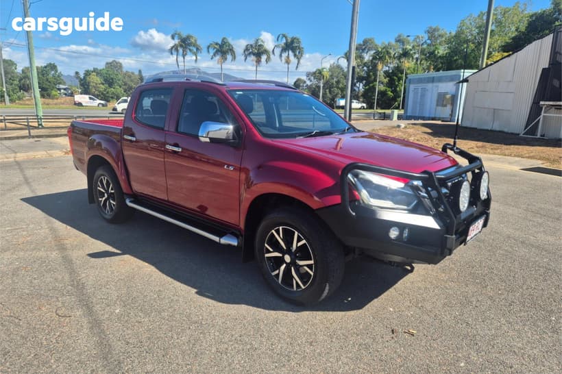 Red 2018 Isuzu D-MAX Crew Cab Utility Ls-Terrain Hi-Ride (4X4)