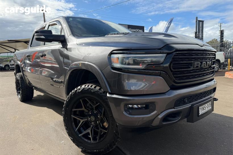 Grey 2022 RAM 1500 Crew Cab Utility Limited Rambox (Hybrid)