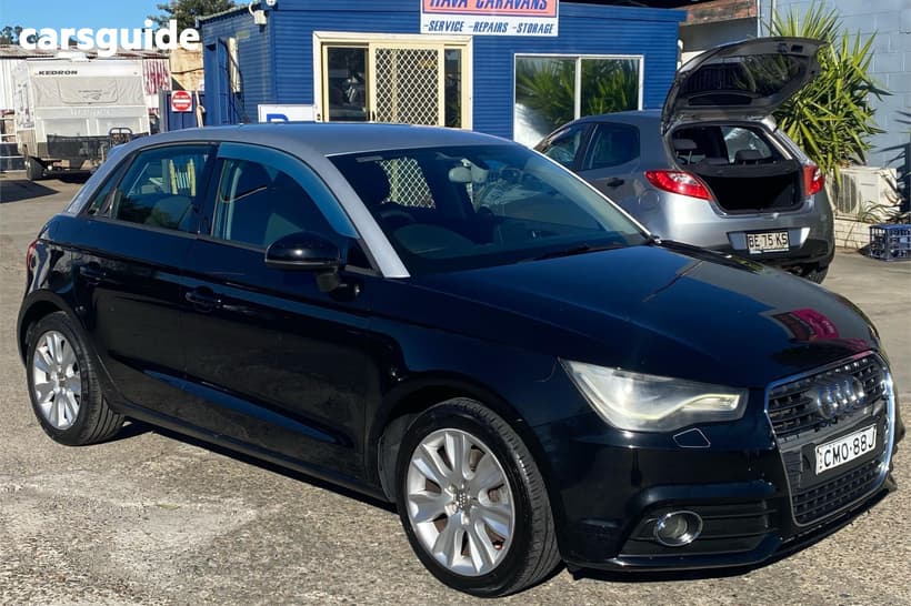 Black 2012 Audi A1 Hatchback Sportback 1.4 Tfsi Ambition