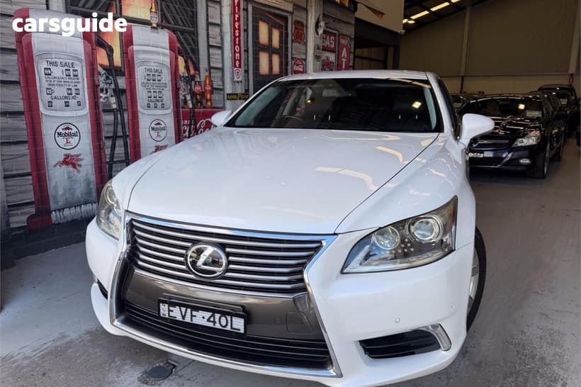 White 2012 Lexus LS460 Sedan Sport