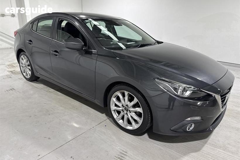 Grey 2013 Mazda 3 Sedan Sp25 Gt