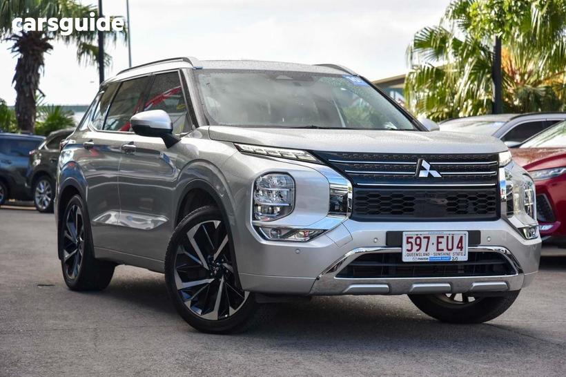 Silver 2022 Mitsubishi Outlander Wagon Exceed Tourer 7 Seat (Awd)