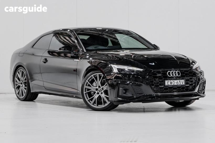 Black 2021 Audi A5 Coupe 45 Tfsi Quattro S Line Mhev