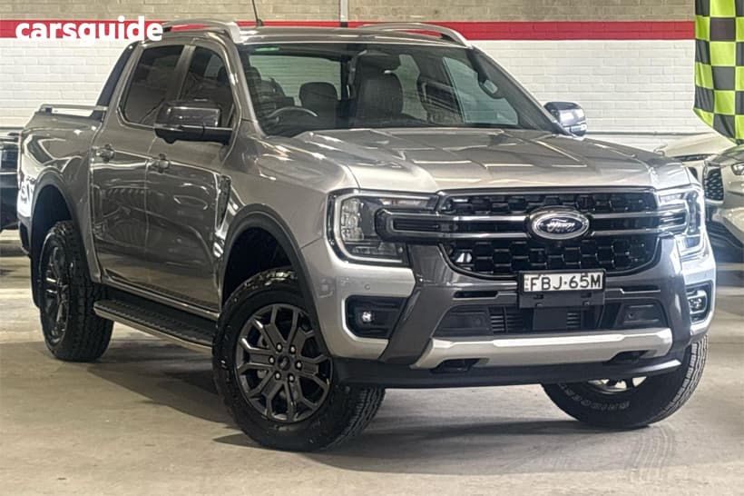 Silver 2023 Ford Ranger Double Cab Pick Up Wildtrak 3.0 (4X4)