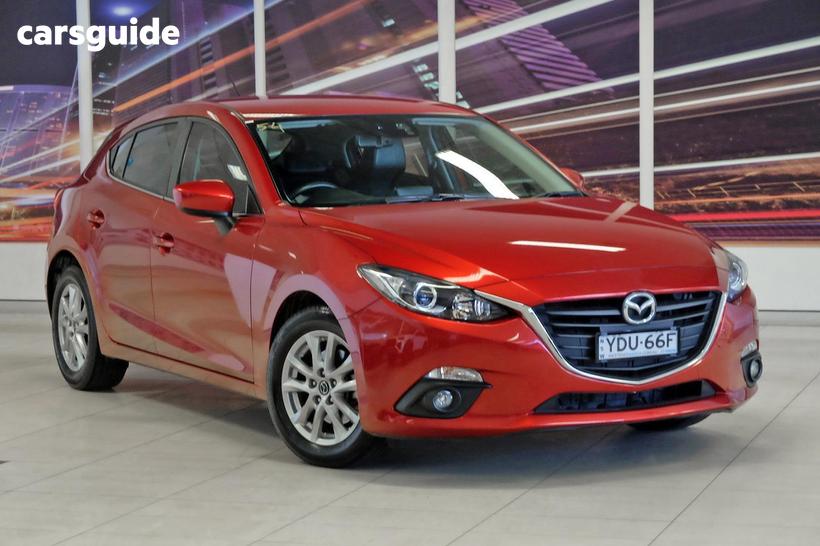 Red 2015 Mazda 3 Hatchback Touring