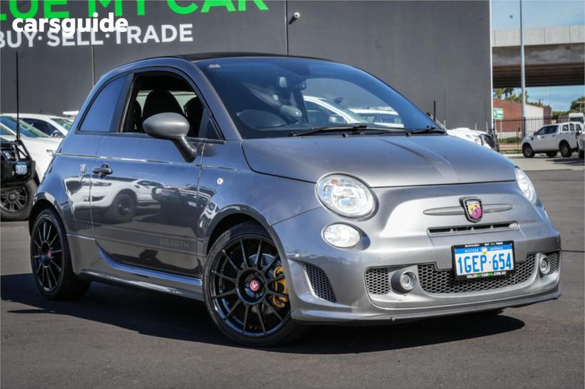 Grey 2016 Abarth 595 Convertible Competizione