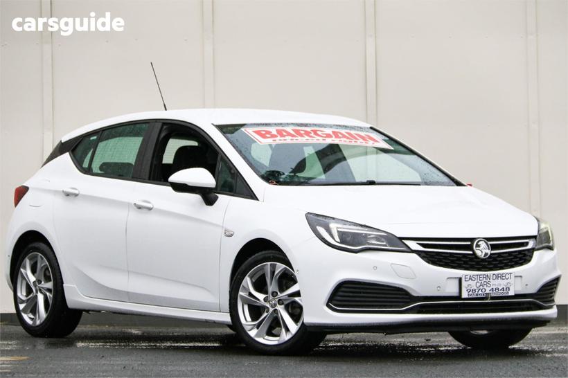 White 2017 Holden Astra Hatchback Rs