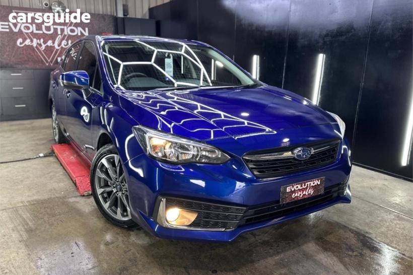 Blue 2022 Subaru Impreza Hatchback 2.0I Premium (Awd)