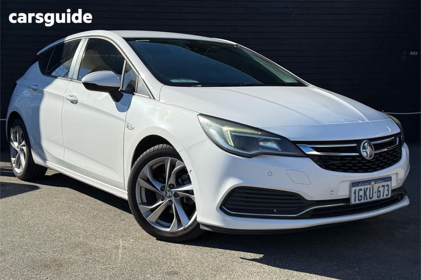 White 2017 Holden Astra Hatchback Rs