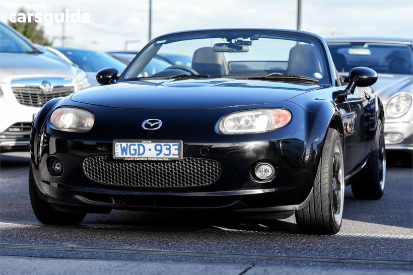 Black 2007 Mazda MX-5 Convertible Touring