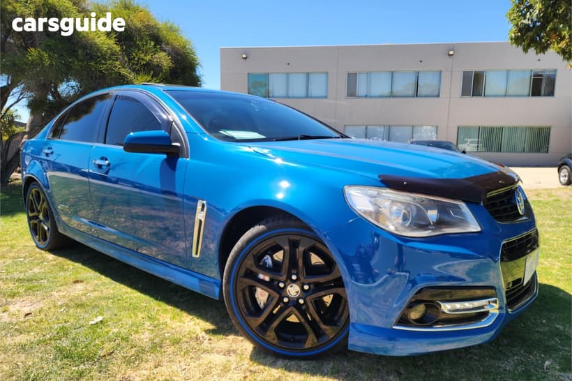 Blue 2013 Holden Commodore Sedan Ss-V Redline