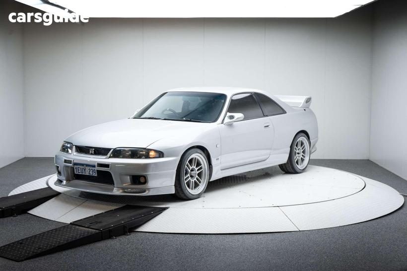Silver 1995 Nissan Skyline Coupe Gtr V-Spec