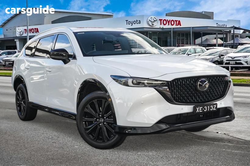 White 2023 Mazda CX-8 Wagon G25 Gt Sp (Fwd)