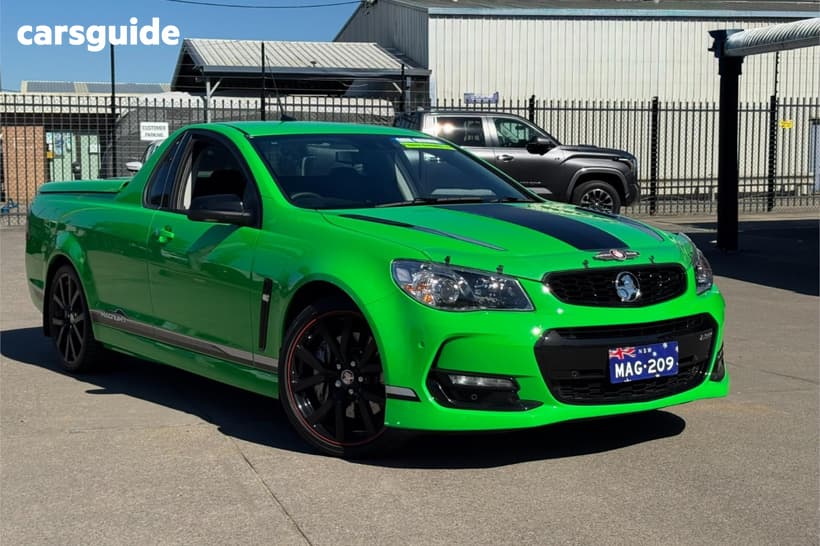 Green 2017 Holden UTE Utility Ss-V Redline Magnum Edt