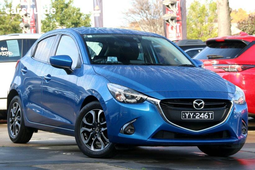 Blue 2017 Mazda 2 Hatchback Genki