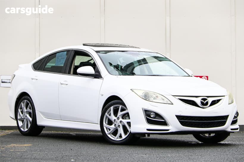 White 2012 Mazda 6 Hatchback Luxury Sports