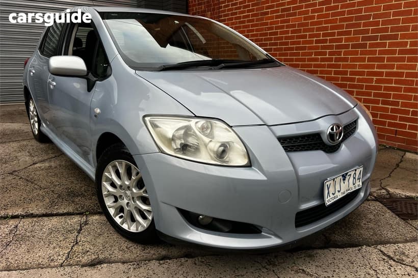 Blue 2009 Toyota Corolla Hatchback Ascent