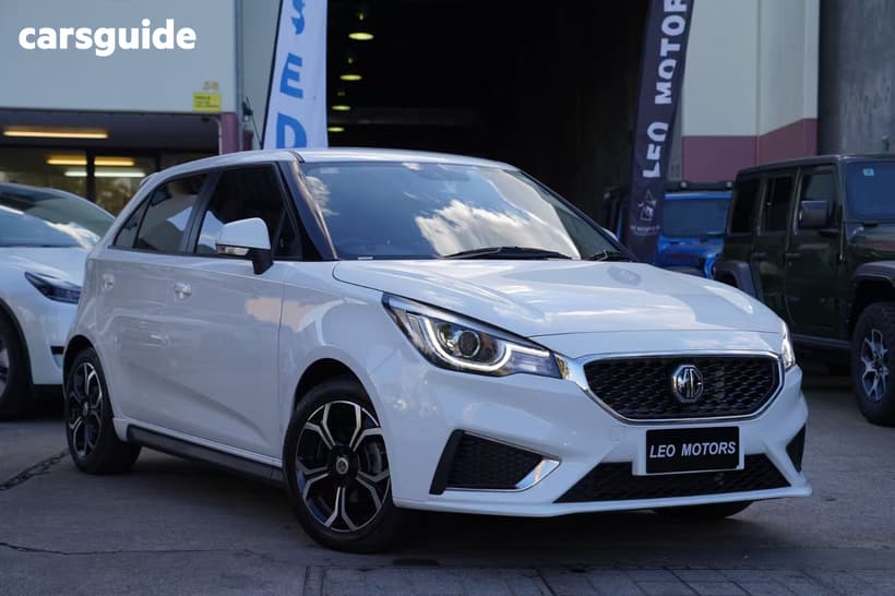 White 2023 MG MG3 Hatchback Excite (With Navigation)