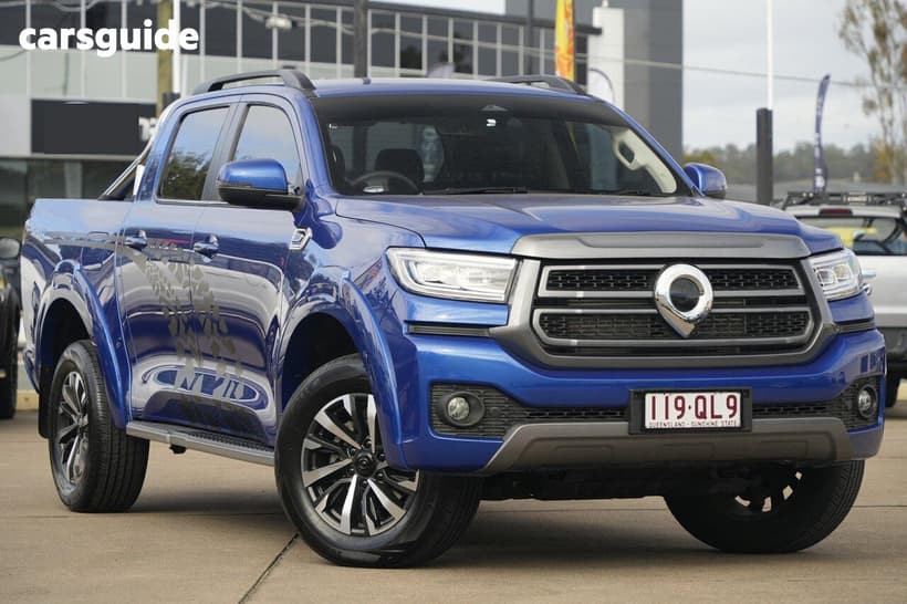 Blue 2024 GWM Cannon Dual Cab Utility Lux (4X4)