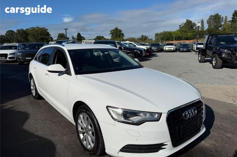 White 2013 Audi A6 Wagon 2.0 Tfsi Avant