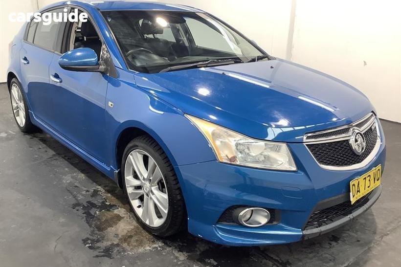 Blue 2013 Holden Cruze Hatchback Sri V
