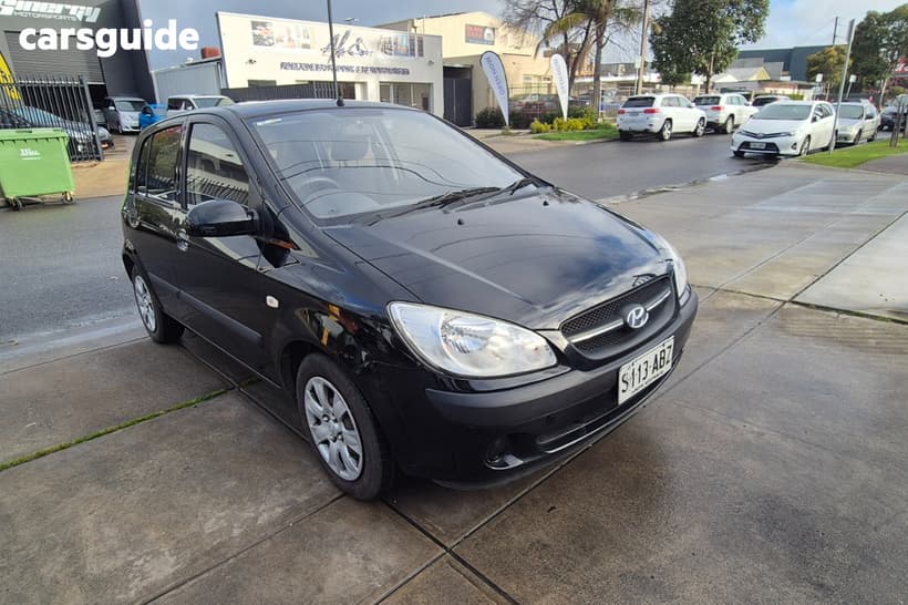 Black 2009 Hyundai Getz Hatchback S