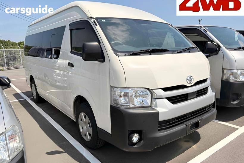White 2021 Toyota HiAce Commercial JUMBO 4WD SLWB DX, 2.8L TURBO DIESEL
