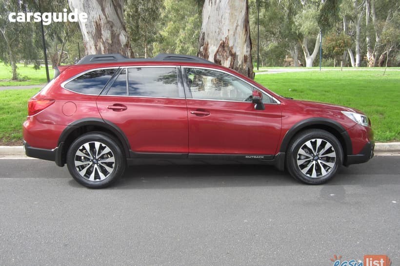 Red 2015 Subaru Outback SUV B6A MY15