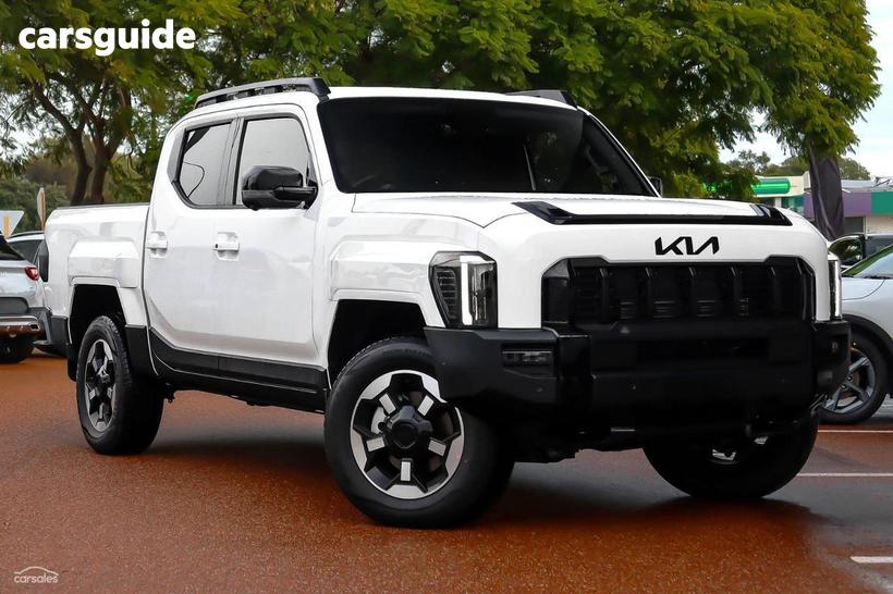 White 2025 Kia Tasman Double Cab Pick Up X-Line (4X4) (Std) Body Fender
