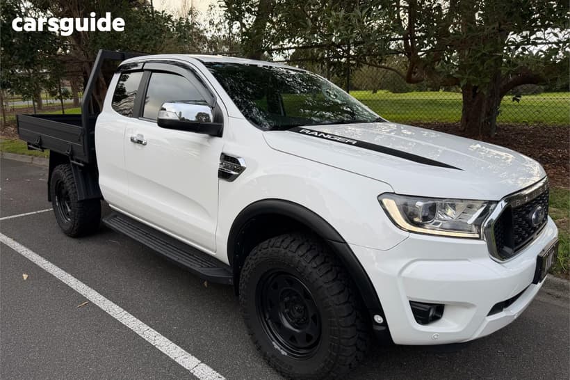 White 2021 Ford Ranger Super Cab Utility Xlt 3.2 (4X4)
