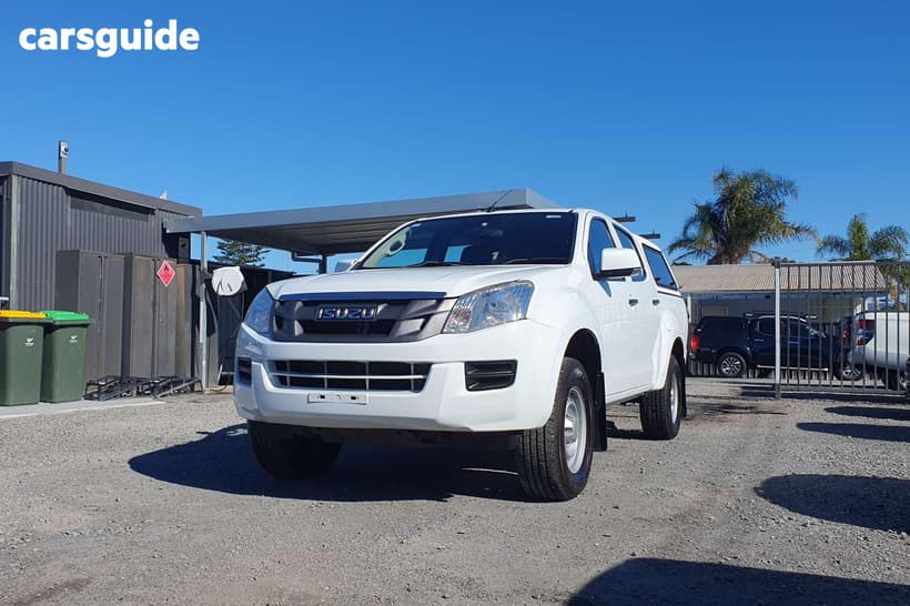 White 2014 Isuzu D-MAX Crew Cab Utility Sx Hi-Ride (4X2)