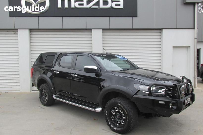 Black 2023 Mazda BT-50 Dual Cab Pick-up Gt (4X4)