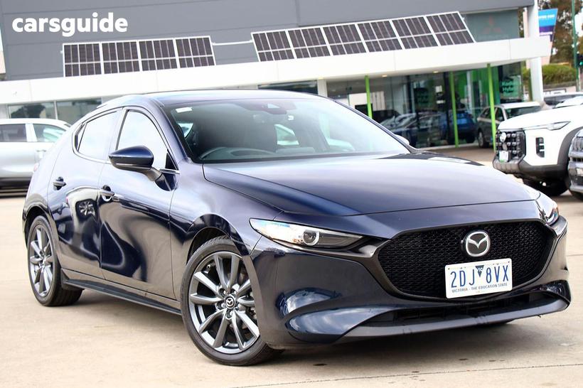 Blue 2020 Mazda 3 Hatchback G20 Touring