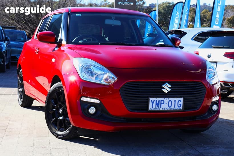 Red 2017 Suzuki Swift Hatchback Gl
