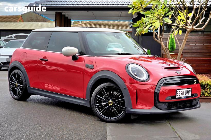 Red 2021 Mini Cooper Hatchback Se Mini Yours 3D Hatch
