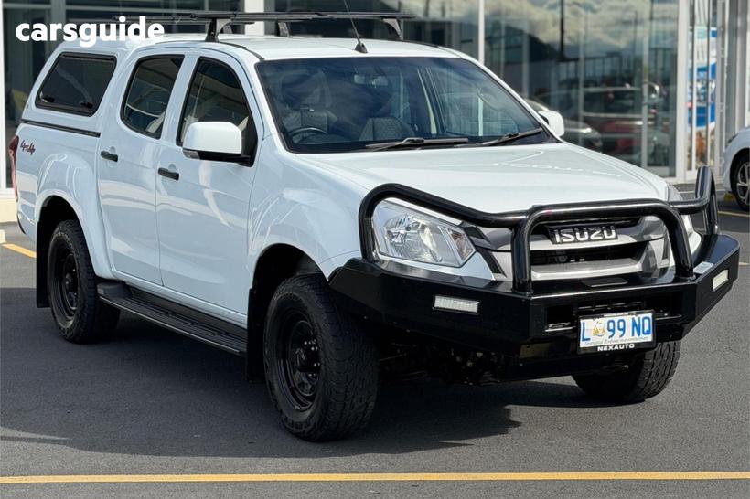 White 2020 Isuzu D-MAX Crew Cab Utility Sx (4X4)