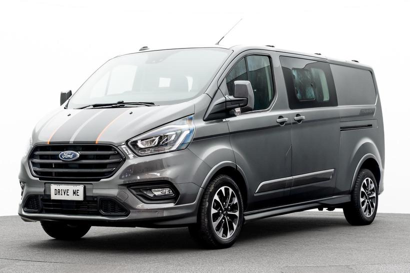 Grey 2023 Ford Transit Custom Van 320L Sport Dciv (Lwb)