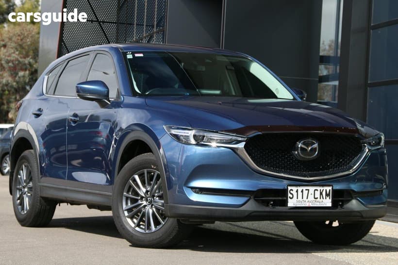 Blue 2021 Mazda CX-5 Wagon Maxx Sport (Fwd)