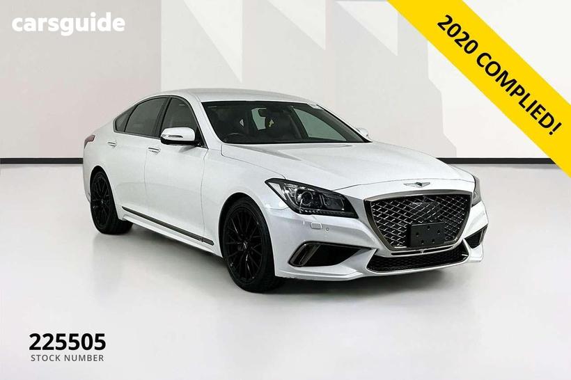 Grey 2020 Genesis G80 Sedan 3.8 Sport Design
