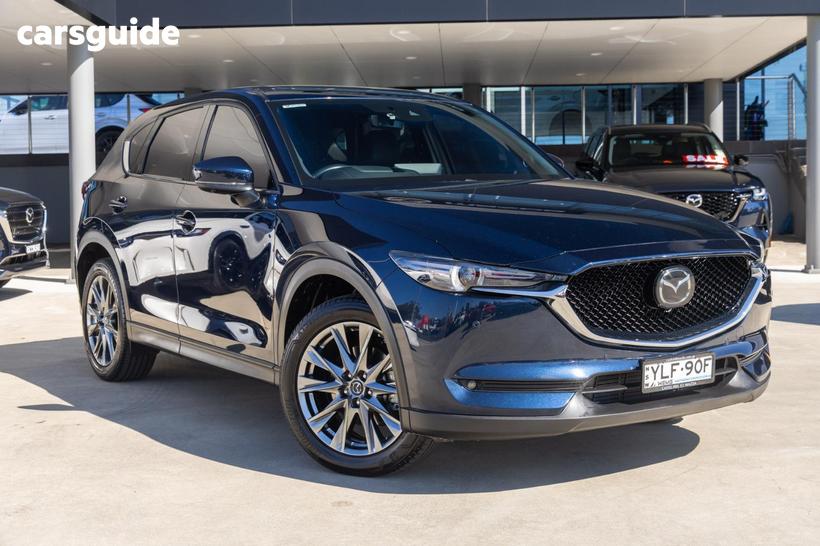 Blue 2021 Mazda CX-5 Wagon Akera (Awd)