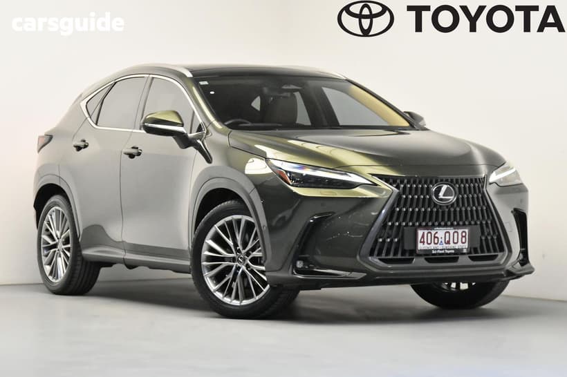 Green 2025 Lexus NX350H Wagon Sports Luxury Hybrid Awd