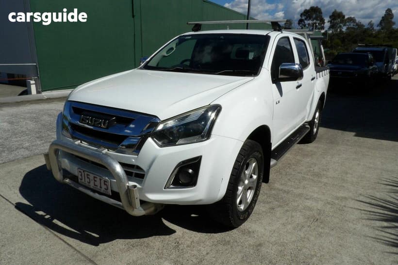 White 2017 Isuzu D-MAX Crew Cab Utility Ls-U Hi-Ride (4X2)