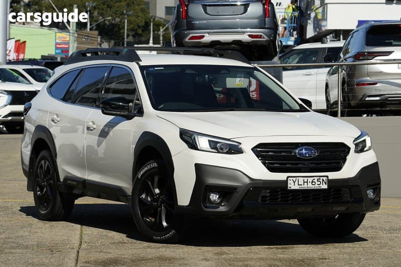 White 2021 Subaru Outback Wagon Awd Sport