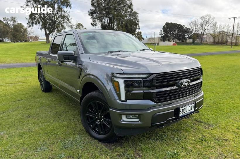 Grey 2024 Ford F150 Double Cab Pick Up Platinum Lwb (4X4)