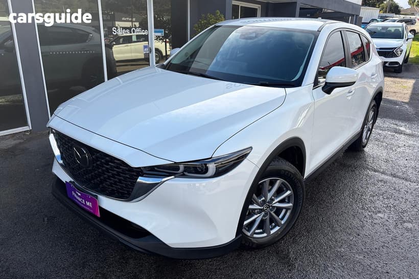 White 2024 Mazda CX-5 Wagon G25 Maxx Sport (Fwd)