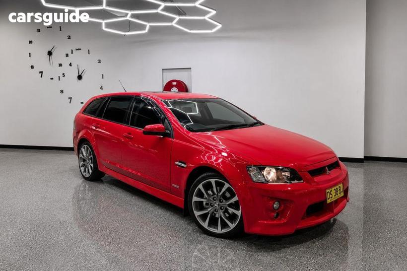 Red 2010 Holden Commodore Sportswagon Sv6