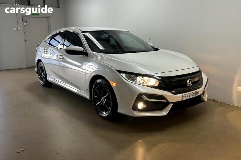 White 2020 Honda Civic Hatchback Vti-S