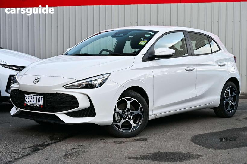 White 2025 MG MG3 Hatchback Excite Hybrid+